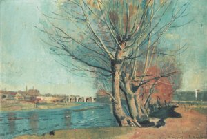 On the Banks of the Manzanares by Ferdinand Hodler